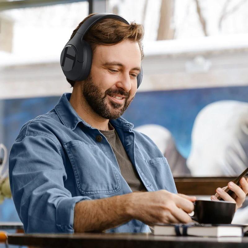 Haylou S35 ANC Azul escuro - Auscultadores Bluetooth - Confortáveis