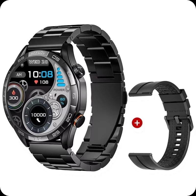 Haylou Solar 5 Preto Pack 2 Correias - Relógio Inteligente