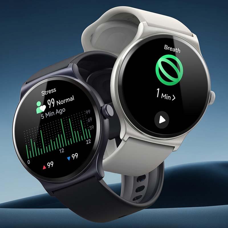 foto real del Reloj inteligente Haylou Solar Lite Azul