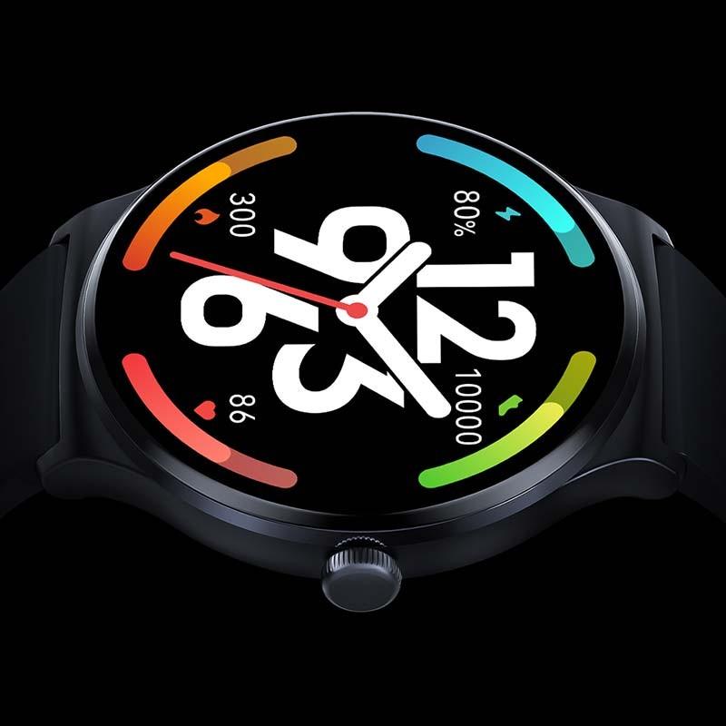 botón físico del Reloj inteligente Haylou Solar Lite Azul