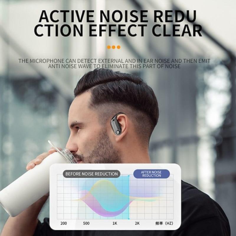 Écouteurs Bluetooth HBQ YYK-Q63-3 Noir avec réduction de bruit