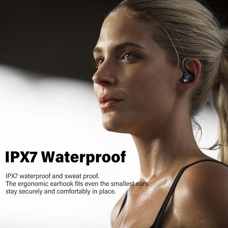 Resistentes al agua de HBQ YYK-580 Sport Negro - Auriculares Bluetooth