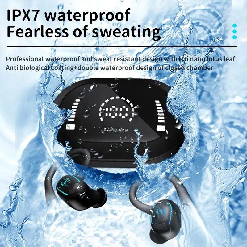 Résistant à l'eau de HBQ YYK-635 Sport Noir - Casque Bluetooth