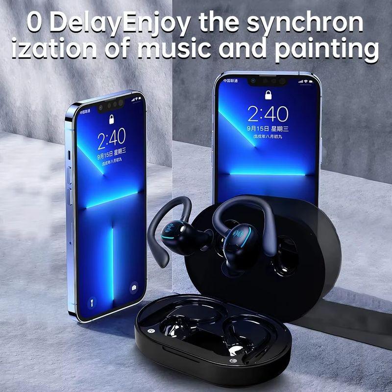 Aucnue latence de HBQ YYK-635 Sport Noir - Casque Bluetooth