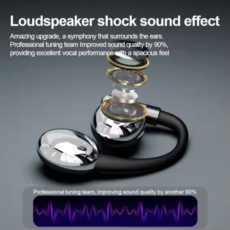 Diafragma de HBQ YYK-880 Gancho Naranja - Auriculares Bluetooth