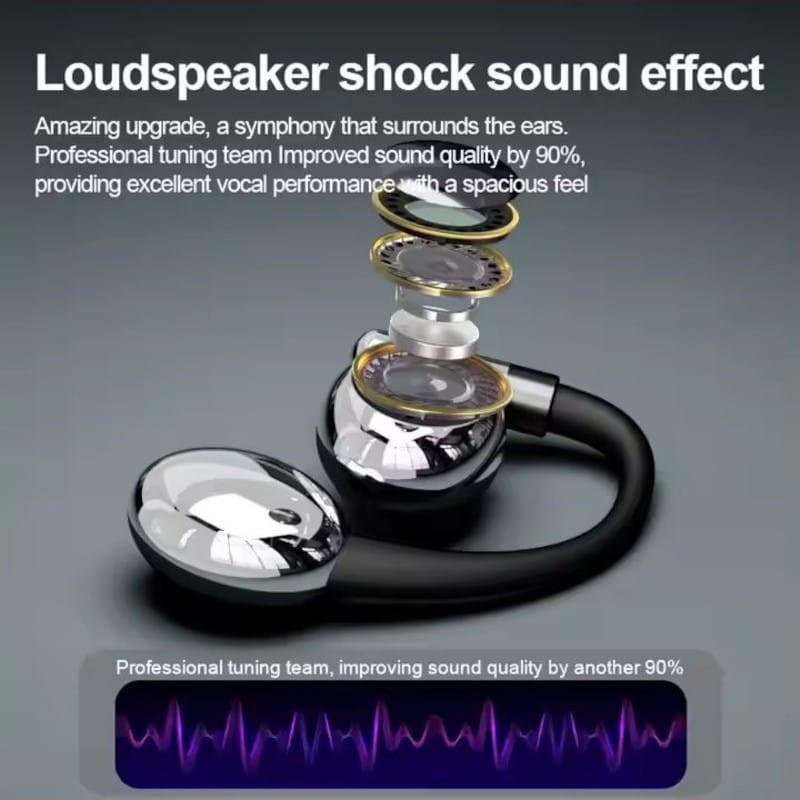 Diafragma de HBQ YYK-880 Gancho Naranja - Auriculares Bluetooth