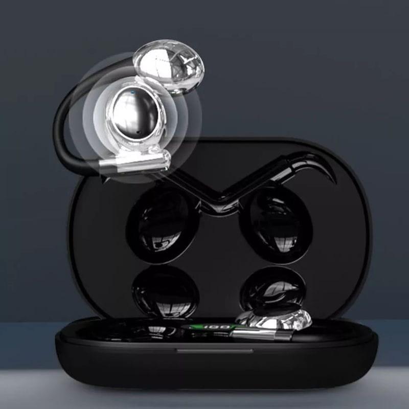 Contrôle tactile de HBQ YYK-880 Crochet Noir - Ecouteurs Bluetooth