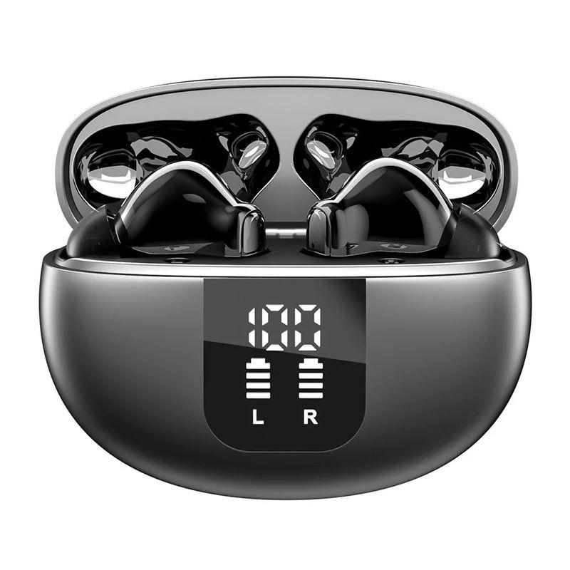 Frente de HBQ YYK-Q10-1 Handle Preto - Auriculares Bluetooth