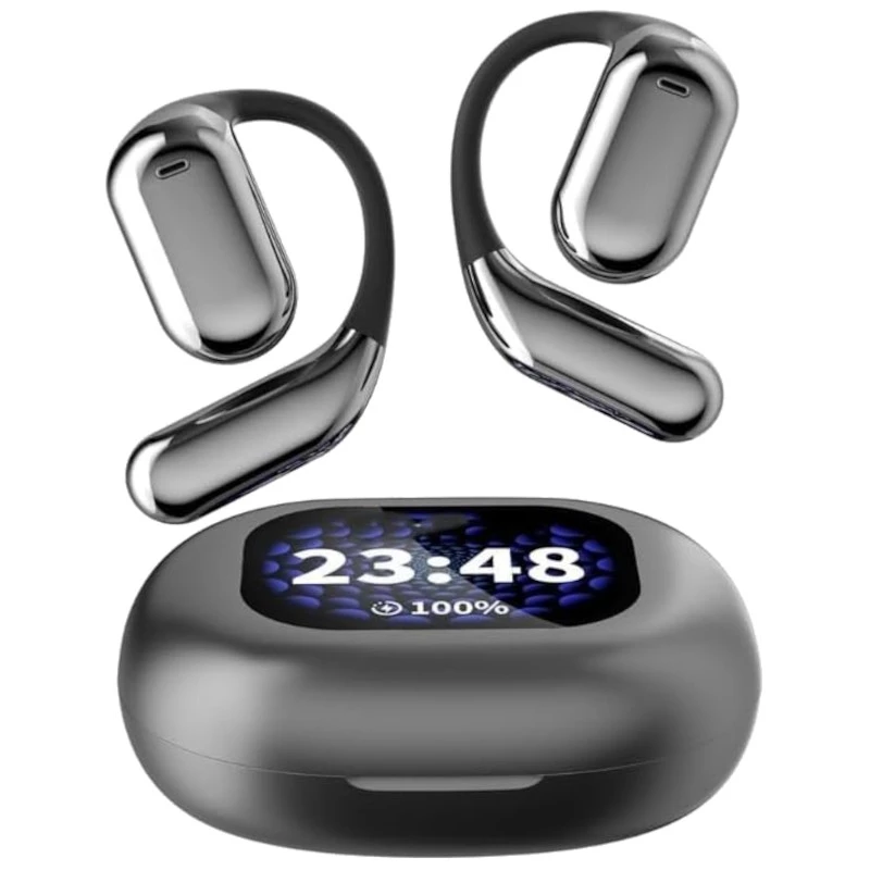 HBQ YYK-Q16 PRO ANC LCD Gris - Auriculares Bluetooth