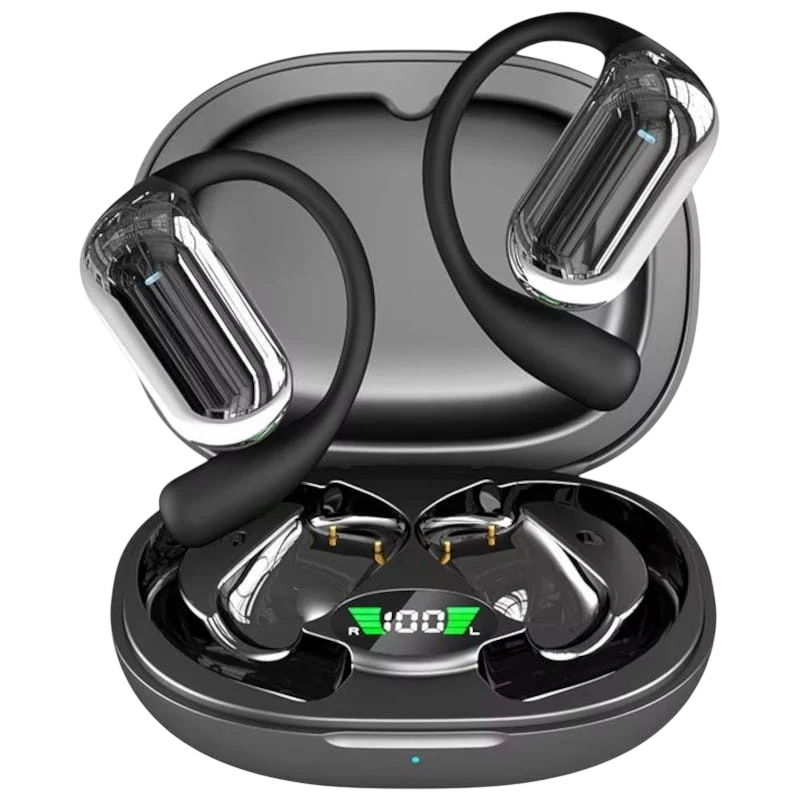 HBQ YYK-Q16S Gancho Negro - Auriculares Bluetooth