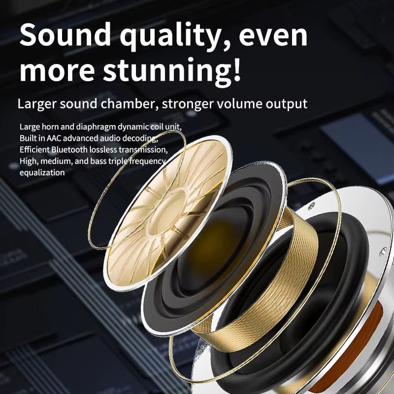 Diafragma de HBQ YYK-Q28 Gancho Blanco - Auriculares Bluetooth