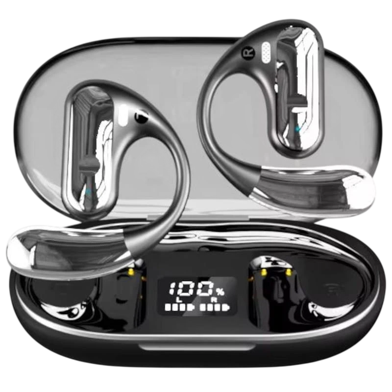 HBQ YYK-Q28 Gancho Negro - Auriculares Bluetooth