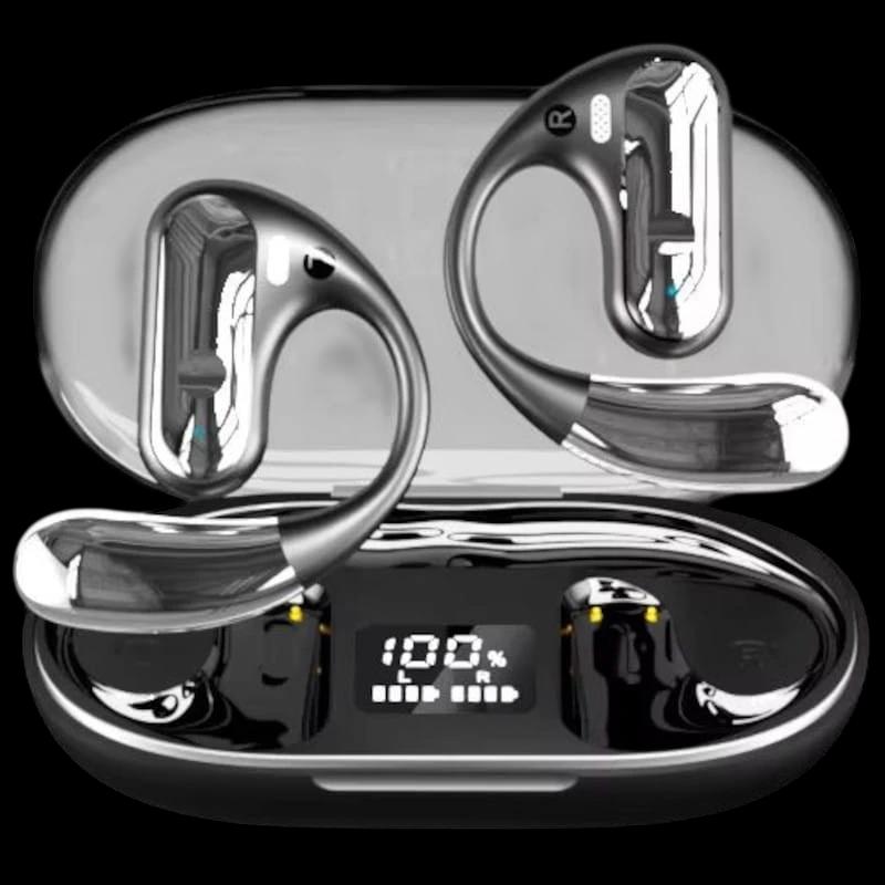 HBQ YYK-Q28 Gancho Negro - Auriculares Bluetooth