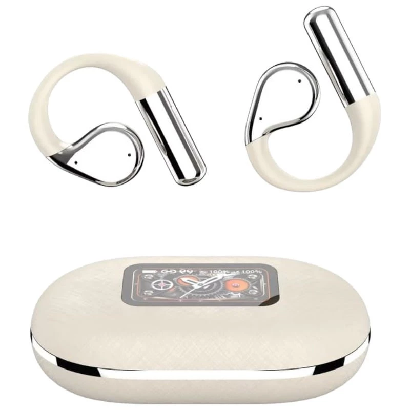 HBQ YYK-Q31 LCD Blanco - Auriculares Bluetooth