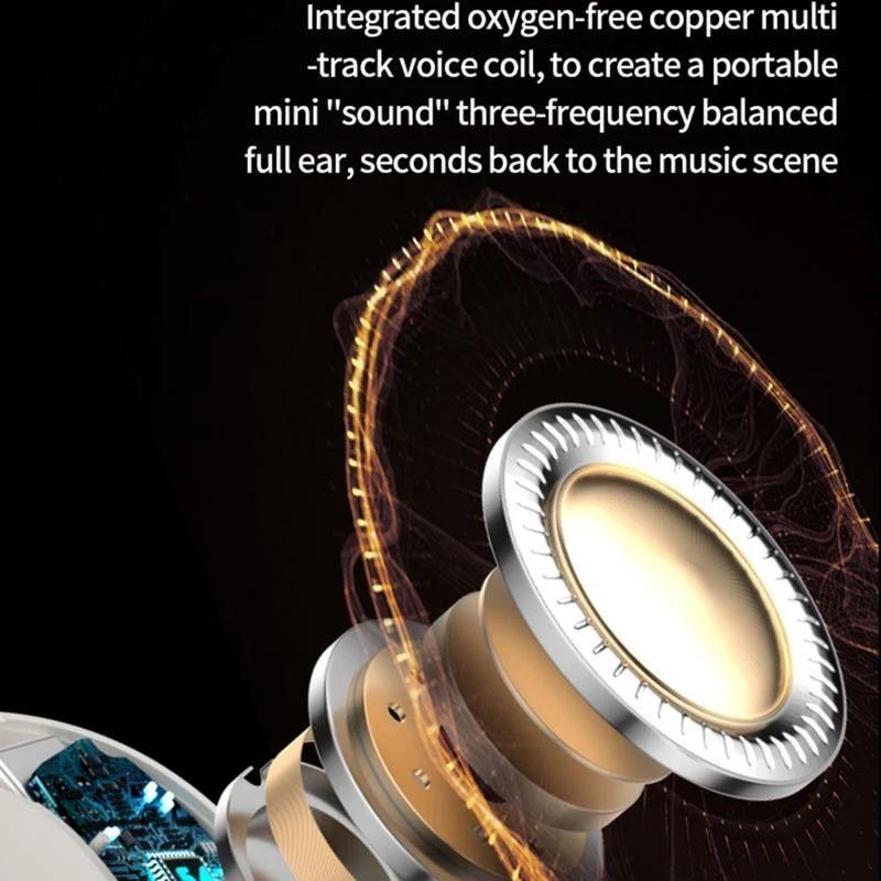 Diaphragme de HBQ YYK-Q93 Crochet Noir - Ecouteurs Bluetooth