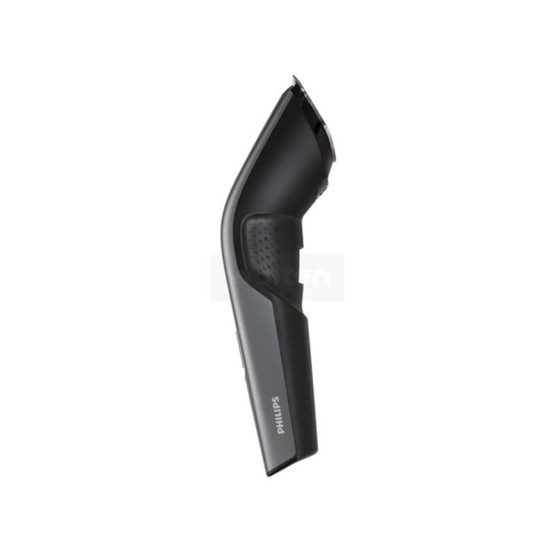 Vista lateral del cortapelos Philips Hair Clipper Series 5000 HC5650/15 Negro/Plata