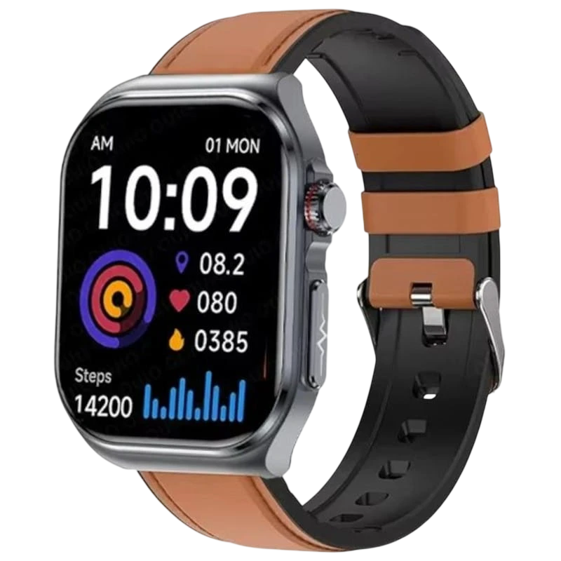 Hello ET585 Cuero  Marrón - Reloj inteligente