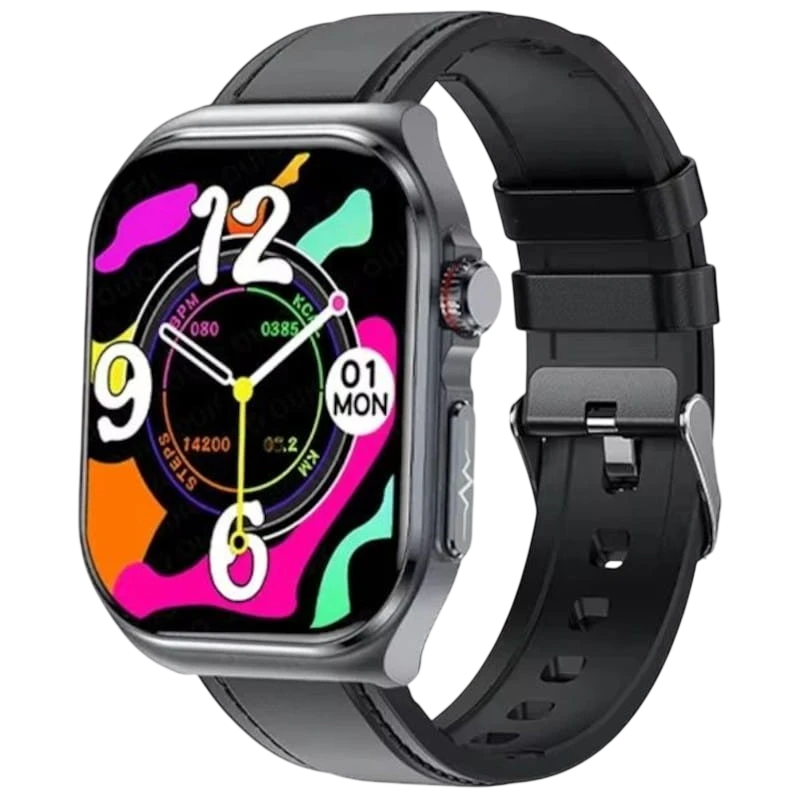 Hello ET585 Cuero  Negro - Reloj inteligente