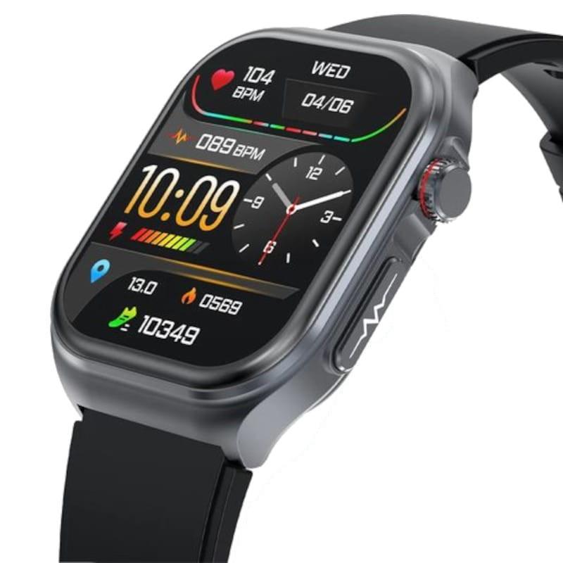 Botón lateral de Hello ET585 Silicona Negro - Reloj inteligente