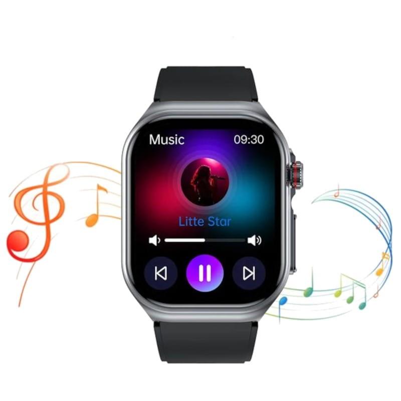 Control de la música Hello ET585 Silicona Negro - Reloj inteligente