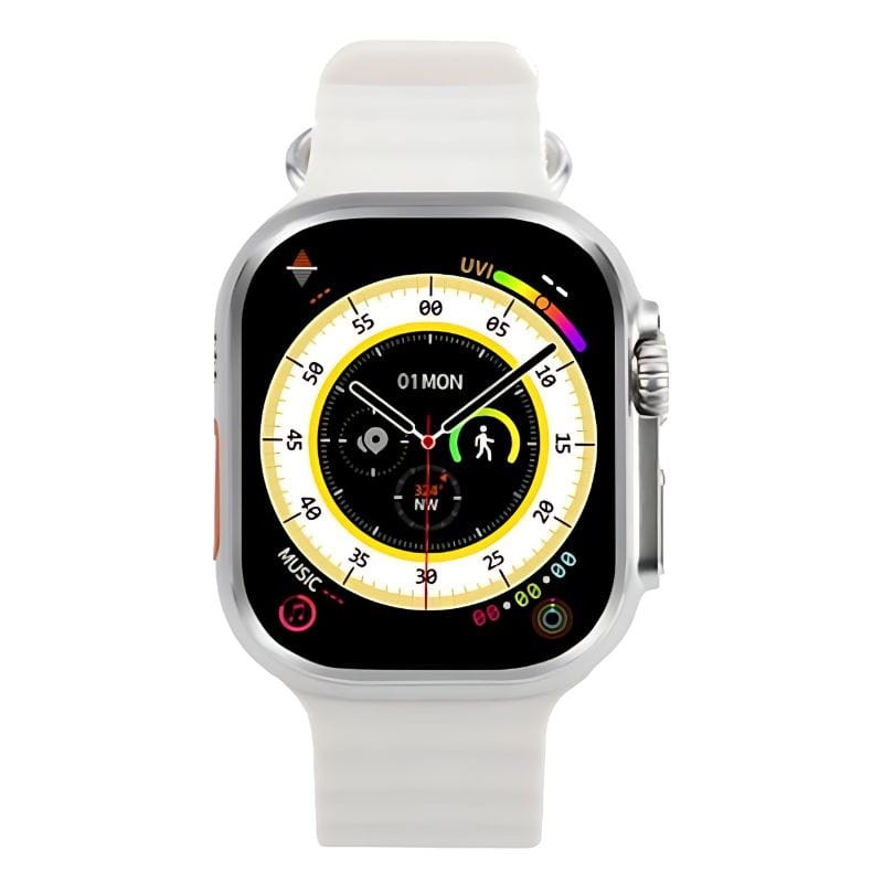 Vista frontal del Reloj inteligente Hello Watch 3 Plus Plata