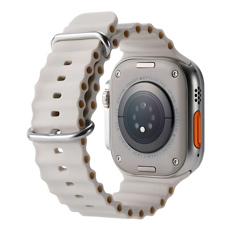 Vista frontal trasera del Reloj inteligente Hello Watch 3 Plus Plata