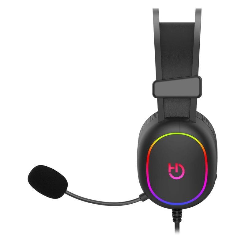 Latérale de Hiditec Erys ARGB Noir - Casque de jeu