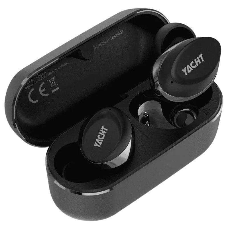 HiFuture Yacht TWS Preto - Auscultadores Bluetooth - em estojo de 45 graus