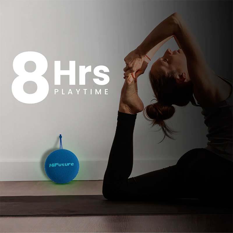 autonomia do Altifalante Bluetooth HiFuture Altus Azul