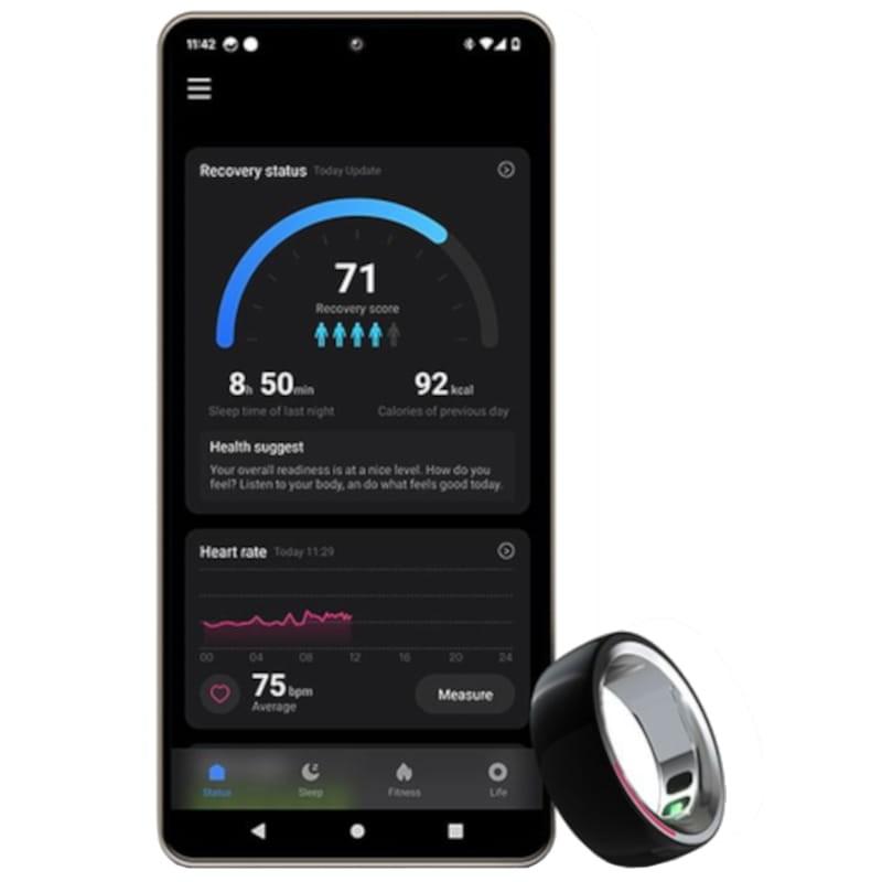 APP de HiFuture Future Ring/57mm Negro - Anillo inteligente