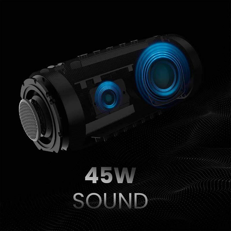 potencia total del Altavoz Bluetooth HiFuture Gravity Negro