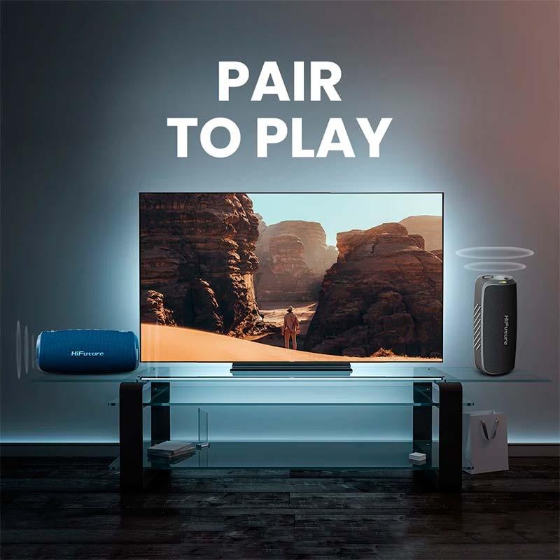 tecnología TWS del Altavoz Bluetooth HiFuture Gravity Negro