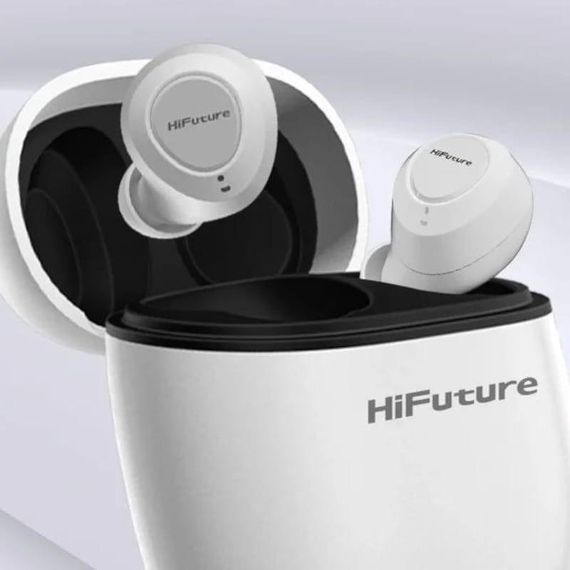 Puissant HiFuture OlymBuds3 TWS Blanc - Écouteurs Bluetooth