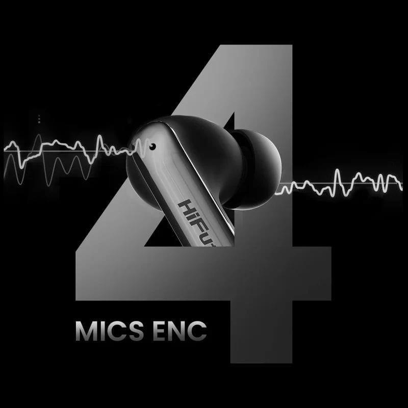 Micrófonos de HiFuture Sonic AIR TWS Negro - Auriculares Bluetooth