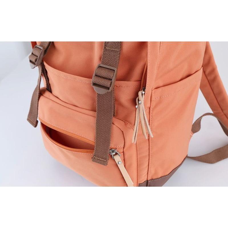 Himawari 1085B Naranja - Mochila para portátil detalle de bolsillo