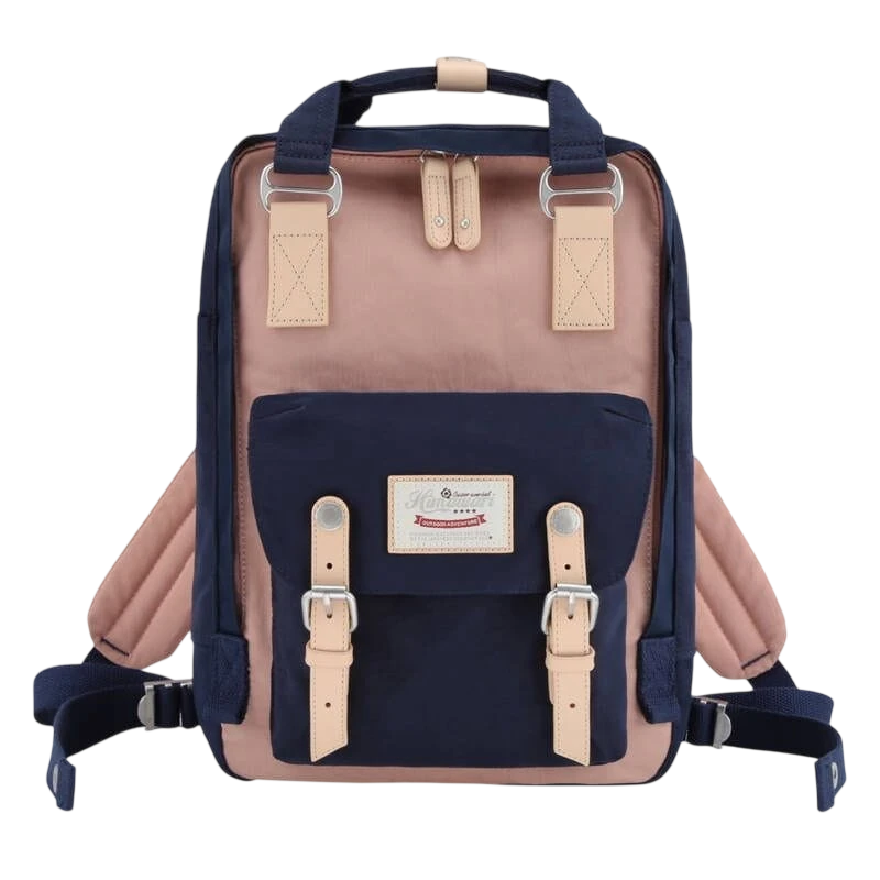 Himawari 188L Bleu et Rose - Sac à dos pour ordinateur portable