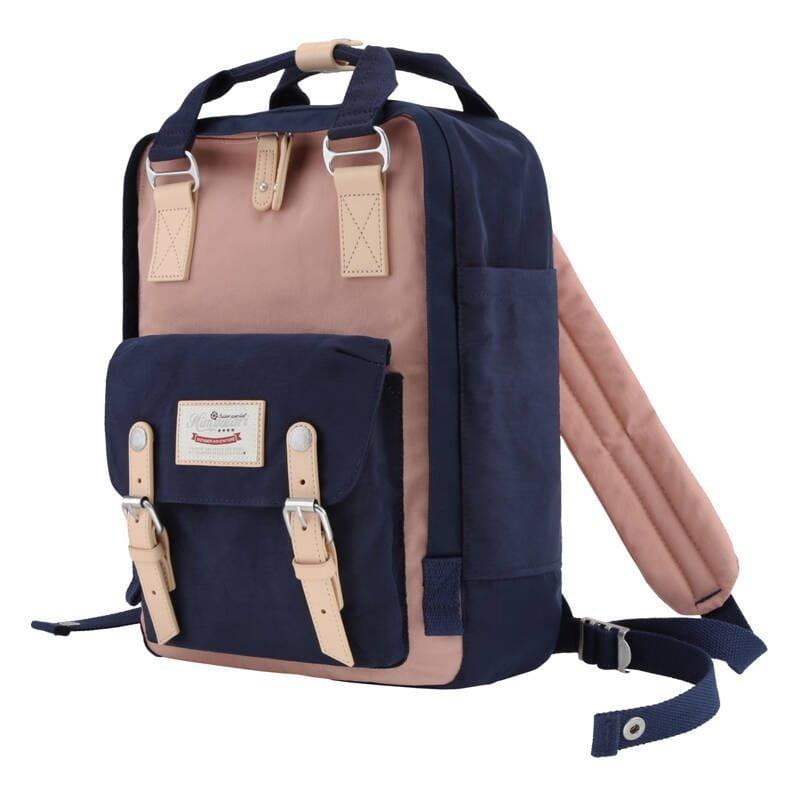 Himawari 188L Blue and Pink - Laptop Backpack Side Image