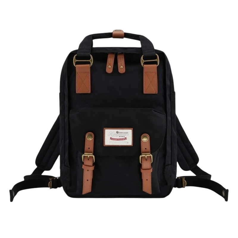 Himawari 188L Noir et Brun - Sac à dos pour ordinateur portable