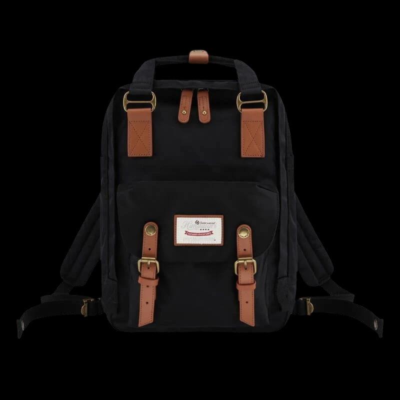 Himawari 188L Noir et Brun - Sac à dos pour ordinateur portable