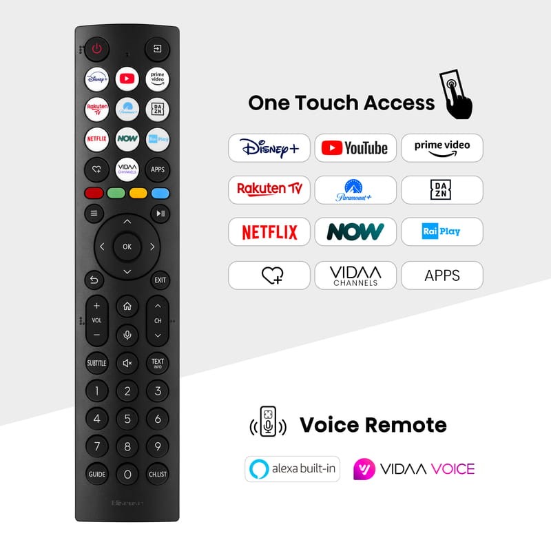 Hisense 65E7NQ 65 4K Ultra HD Smart TV Wifi Negro - Televisor Mando a Distancia