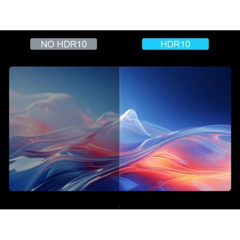 Comparaison d'images avec HDR10 de la Android TV HK1 RBOX D8 RK3528 4 Go 32 Go 8K