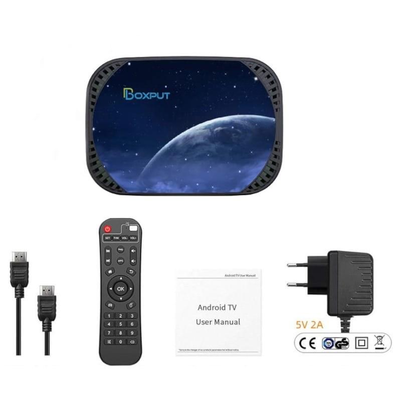 Contenido de la caja de HK1 RBox X4S S905X4 4GB/64GB Dual Wifi Android 11 - Android TV