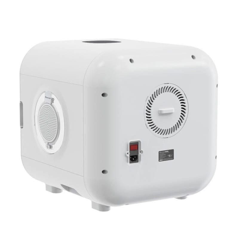 Vista trasera de la Homerunpet PD50 Estación de secado para mascotas