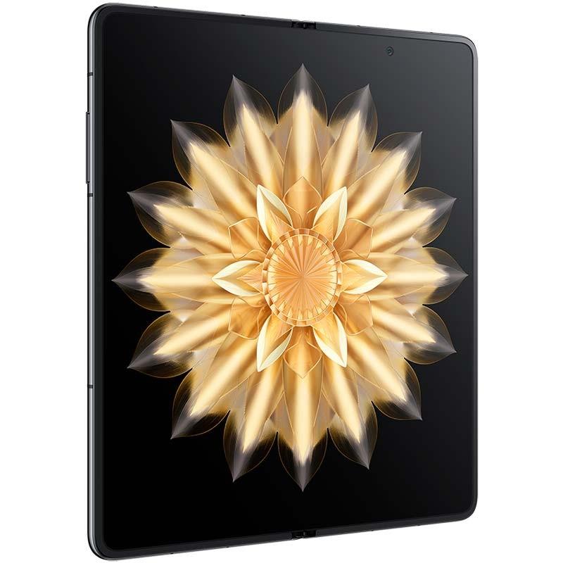 écran dépliable et latéral droit du téléphone portable Honor Magic V2 5G 16Go/512Go Noir déployé