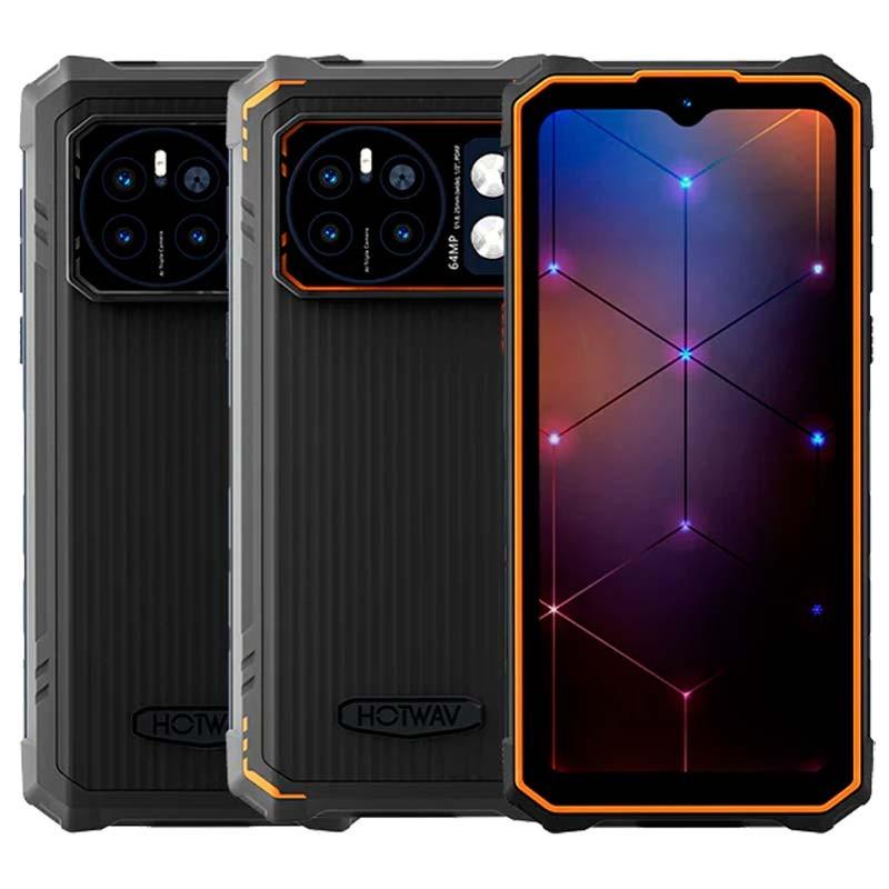 Teléfono móvil Hotwav Cyber 13 Pro 12GB/256GB Negro y naranja