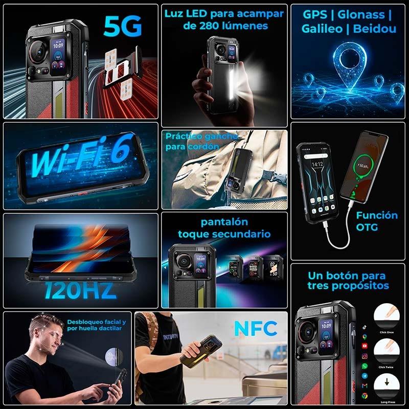 Hotwav Hyper 7 Pro 5G 16GB/256GB Negro - características principales