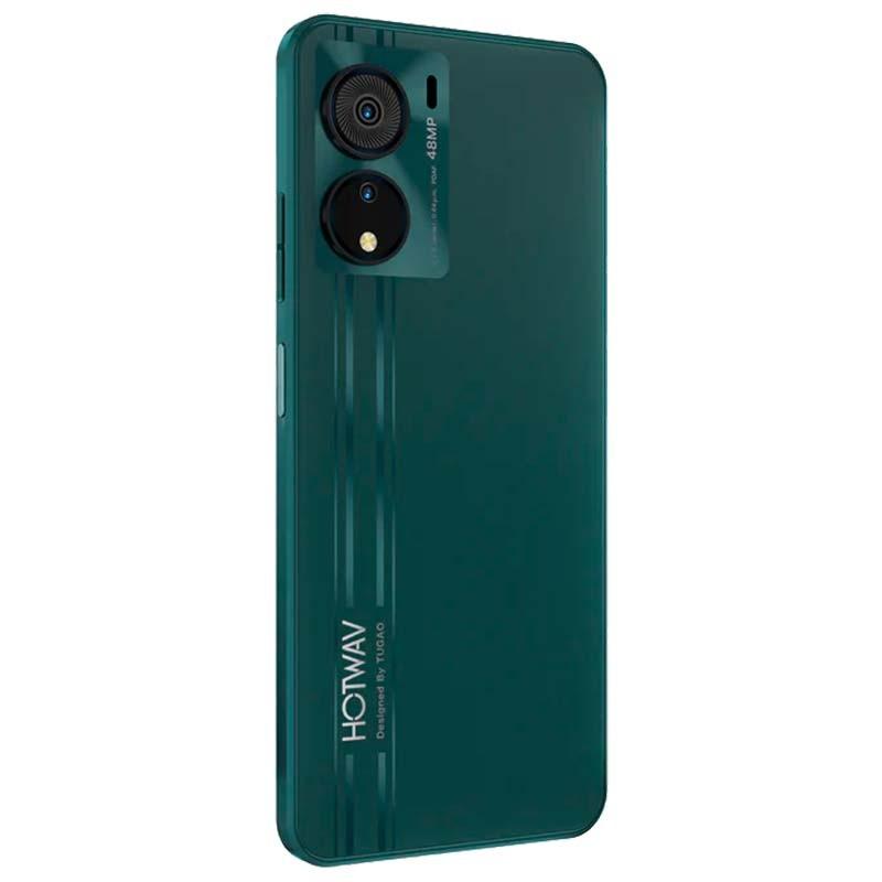 Hotwav Note 12 EF 4GB/128GB Verde  - vista traseira e lateral esquerdo