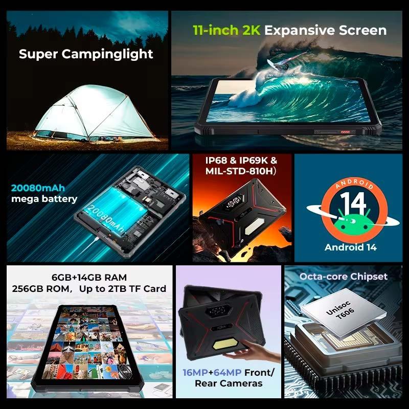 Hotwav Tab R9 Pro 4G 6GB/256GB Rojo - características principales