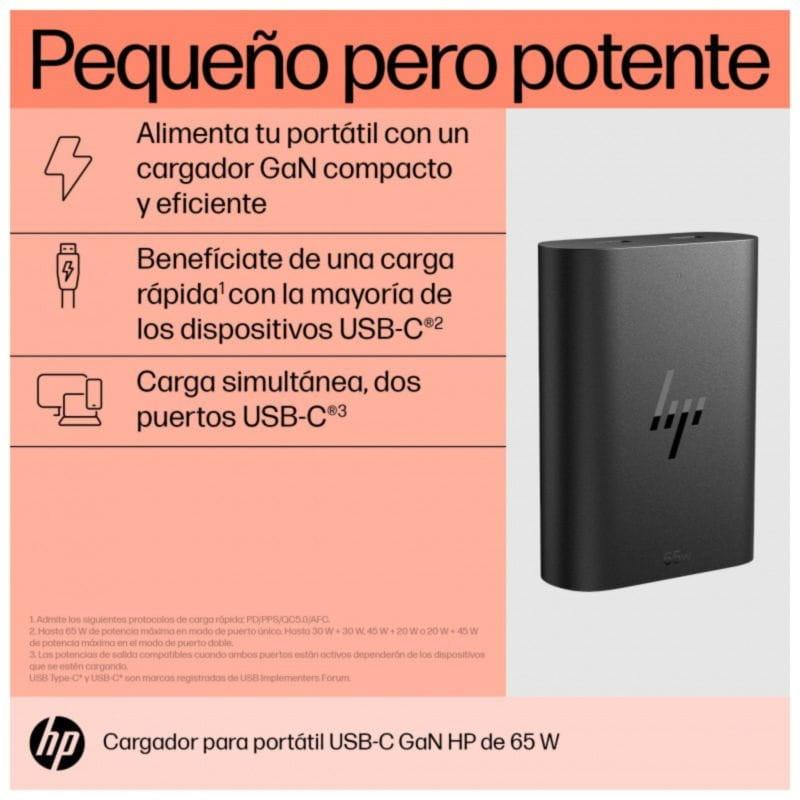 Especificaciones del Cargador portátil HP 600Q7AA