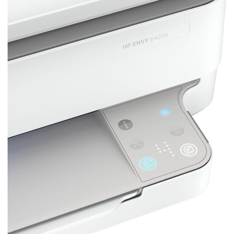Couleur de HP ENVY 6420e Imprimante multifonction Encre couleur WiFi Blanc - Imprimante laser